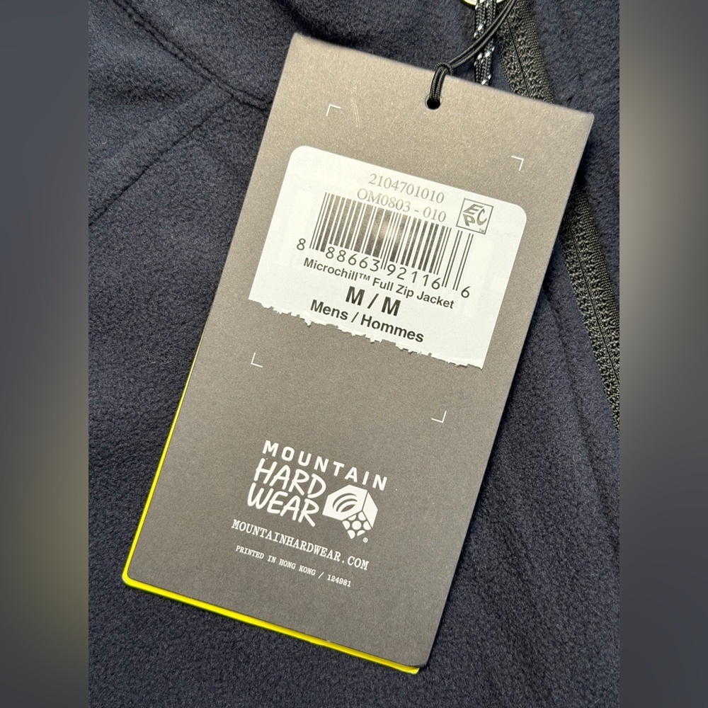 MEN'S MOUNTAIN HEADWEAR MICROCHILL™ FULL ZIP JACKET size medium - Picture 3 of 11